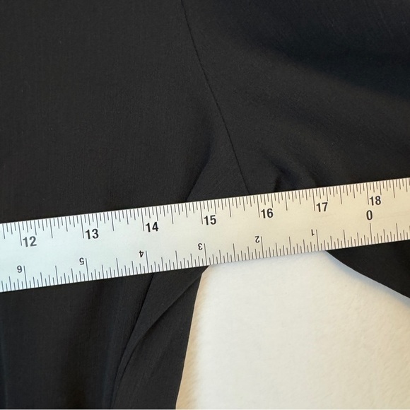 & other stories womens black long Puff Sleeve Knot Tie Mini Dress size 8 - Picture 7 of 11